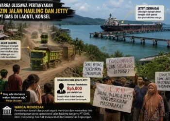 Jetty PT GMS di Tengah Permukiman Tuai Protes Warga Laonti