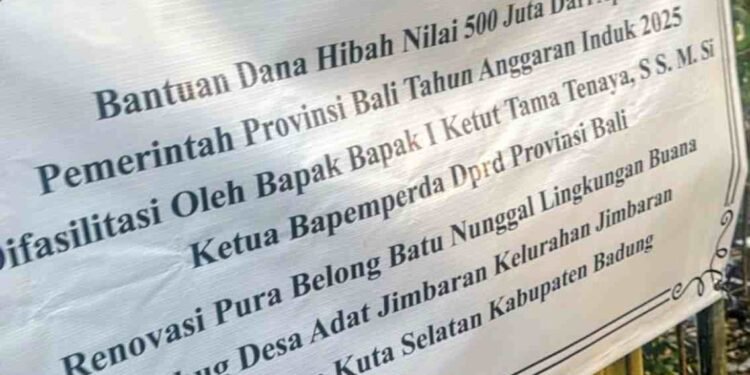 Hibah Rp 500 Juta di Pura Belong Batu Nunggul Diusut Kejari Badung, Tinggal Menunggu Hasil Gelar Perkara