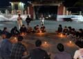 Aksi Lilin Mahasiswa Desak Polda Evaluasi Kaburnya 11 Tahanan Kolut