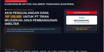 Patungan Rp100 Ribu untuk PT Tiran, KASTARA: Jangan Cuma Keruk Nikel