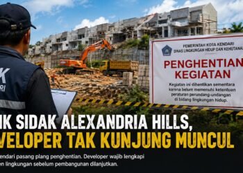 Alexandria Hills Disidak DLHK, Developer Tak Ada di Lokasi