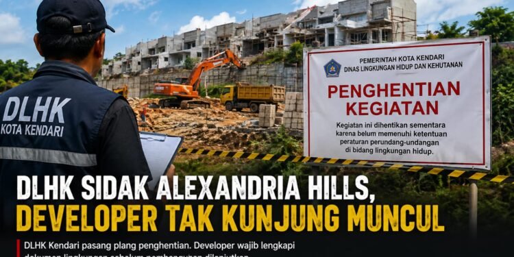 Alexandria Hills Disidak DLHK, Developer Tak Ada di Lokasi