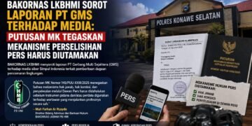 BAKORNAS LKBHMI Kawal Laporan PT GMS terhadap Simpul Indonesia