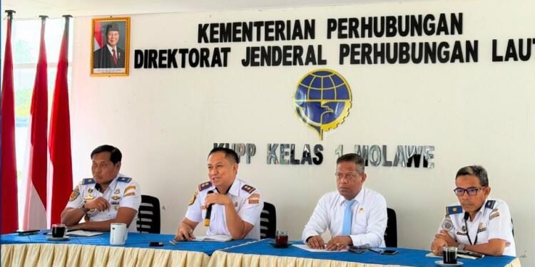 UPP Molawe Evaluasi Pelayanan Kepelabuhanan dan Keselamatan Pelayaran
