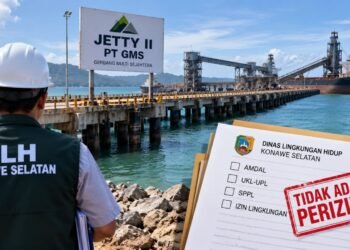 DLH Konsel Soroti Jetty II PT GMS, Izin Lingkungan Tak Ditemukan