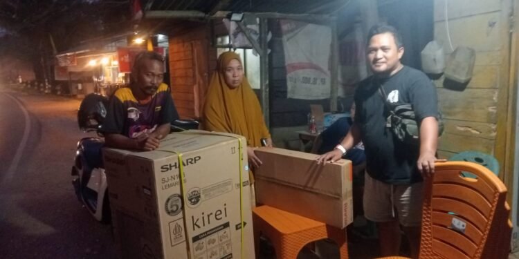 PT Erianti Mandiri Sejahtera Beri Santunan kepada Pemilik Rumah yang Ditabrak